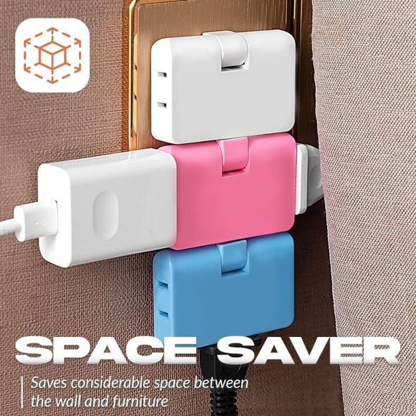 (🔥2025Last Day Promotion  - 49% off)2024-180 Degrees Rotatable Socket Converter